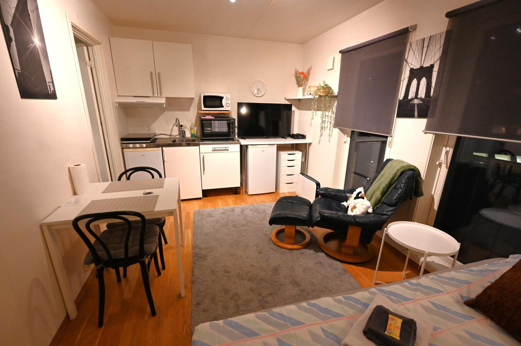 One-room Dorm With Kitchenette, Bath, Bed 140x200